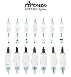Artmex A3 V3 V6 V8 V9 Replacement makeup Needles tips Cartridges PMU System Permanent Tattoo Body Art3994743