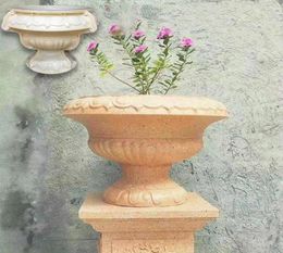 Planters Pots 30cm1181in 38cm1496in GRC Durable Home Gardening Bonsai DIY Round Concrete Flower Pot Mold7631923