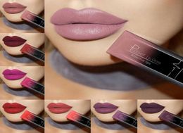 WOMEN Brand 21 Colours Lip Gloss Cosmetics Long Lasting Pigment Metallic Sexy Red Velvet Matte Nude Liquid Lipsticks4833431