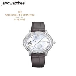 Vacherosconstantinns Watch Swiss Watches Vacherosconstantinnss Legacy Collection Wrist Moon Phase Diamond Mechanical Womens 83570 frj