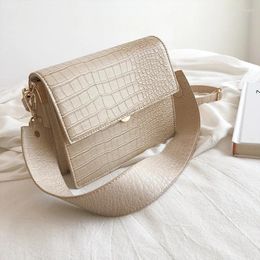 Shoulder Bags Fashion Small Square Bag Women 2024 Band Casual Stone Pattern One Messenger Trendy Female