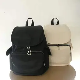 Backpack High Quality Spanish Fashion Casual Black And White Two-color Bag Men's Women's Student Schoolbag