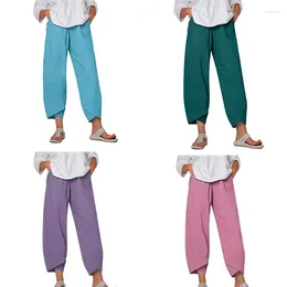 Women's Pants Loose Casual Size Trousers Harem Plus Cotton Ladies Women Linen Baggy