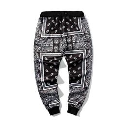 Men's Pants Mens and Womens Polter Sports Pants Paisley Pant Bandana Hip Hop Trouser Jogger Jogging Streetwear 2023 Spring/Summer Punk J240429