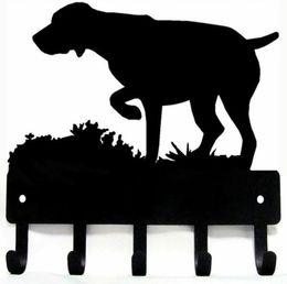 German Shorthaired Pointer Dog 6quot Key Hooks Keychain Holder Metal Wall Art3023415