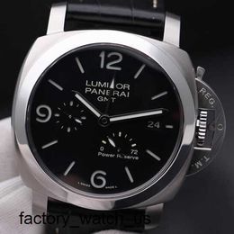 Swiss Wrist Watch Panerai LUMINOR Series PAM00321 Automatic Mechanical Mens Watch 44mm Gauge Watch Clock Power Reserve Display