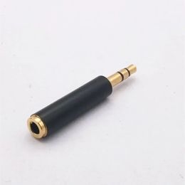 new All Copper 3.5mm3 Section 4 Section Female Mobile Phone Earplugs Adapter 3.5 Male to Female Audio Extension Conversion Headfor 3.5mm