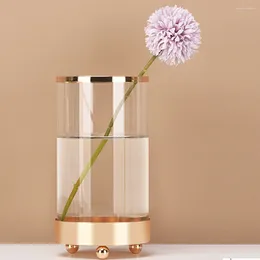 Vases Nordic Hydroponics Plants Dry Flower Vase Accessories DIY Transparent Glass Minimalist Desktop Table Decoration