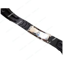 20mm New soft durable waterproof watch band RUBBER strap for ROL SUB/GMT/YM with slippage silver original steel clasp