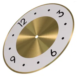 Clocks Accessories Wall Clock Face Dial Diy Round Digital Replacement Quartz Numeral Movement Hanging