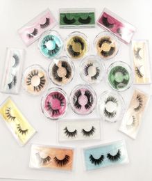 custom logo Eyelashes Bulk Whole 30 styles 3d Mink Lashes Pack Natural Thick False Eyelash Handmade Makeup FalseLashes1091064