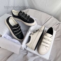 The Row Shoes H TR Mary shoes Leather Sneakers Runway Round Toe Rubber Sole Hook Loop Casual Style Plain Leather Maryh Lace-up New Season Fashion Trainers 35-39 1XQC