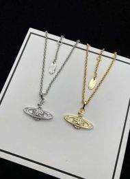 Fashion Brand Designer Pendant Necklaces Letter Chokers Women Jewellery Metal Pearl Necklace Cjeweler viviane westwood for Woman Chain 1165ess