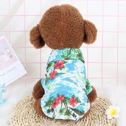 Dog Apparel Cartoon Thin Pet Clothing Spring/Summer Small And Medium-sized Shirt