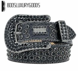 2022 DesignerBelt Simon Belts for Men Women Shiny diamond belt Black on Black Blue white multicolour277791247592354955