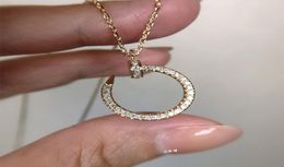 Seiko Nail Necklace Female Korean Niche Design Geometric fullyjewelled Choker Ol Commuter C AllMatching Necklace9589963