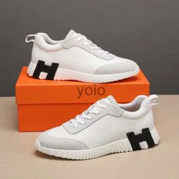 New top quality bouncing sneakers shoes for men technical canvas suede goatskin sports light sole trainers italy brands men 039 s casual walking original