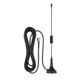 Escam 1pcs WiFi Anten 2.4G 3dbi Menteşe Kazanç Emic Antenna 3 Metre Uzatma Kablosu WiFi Kamera Kablosuz Kameralar