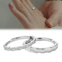 Band Rings TV My Demon Kim You Jung Role Play Ring Unisex Adjustable Open Couple Set Jewelry Accessories Gift Q240429