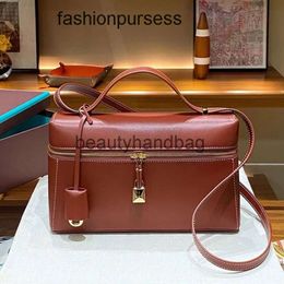 Loro Piano LP LorosPianasl Lp19 handbags shoulder designer Luxury bags Underarm Bag Womens 23 New Box Bag ExtraBag Genuine Leather One Shoulder ID4P