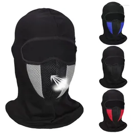 Berets Breathable Full Face Mask Outdoor Skullies Beanies Men Women Hat Dustproof Masks Cycling Running Beanie Winter Hats Bonnets