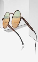 Sunglasses 2022 Metal Steampunk Men Women Fashion Round Glasses Brand Design Vintage High Quality UV400 Eyewear9650429