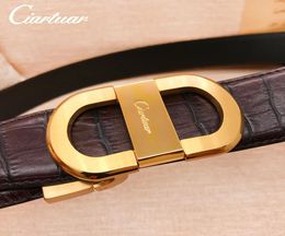 2019 Ciartuar Official Store Luxury New Fashion Designer Men Belt High Quality Genuine Leather Cowskin For Trouser Y190518037664775