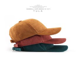 Ball Caps 2021 fashion spring and autumn winter corduroy solid Colour eaves pointed head men039s outdoor women039s sports sun2136375