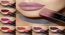 WOMEN Brand 21 Colours Lip Gloss Cosmetics Long Lasting Pigment Metallic Sexy Red Velvet Matte Nude Liquid Lipsticks7638153