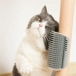 Massage Pet Brush Corner Scrape Hair Removal Beauty Clean Corner Brush Removable 240429