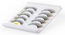 Curly Crisscross Multilayer False Eyelashes Thick Natural Long Reusable Hand Made Soft Light 3D Fake Lashes Makeup Accessory for E1656529