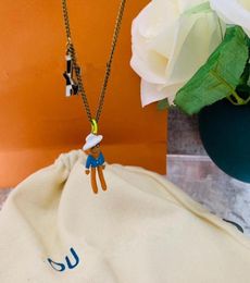 luxury Pendant Necklace Youth Theme Pendant letter Necklace partner image hanging on the necklace9279848