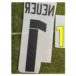 Home Textile 2024 #1 Neuer Nameset Printing Heat Transfer Iron ON Soccer Patch Badge