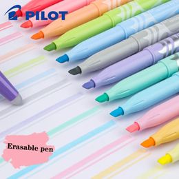 Japan Pilot FRIXION Erasable Pen Pastel Highlighter Set Markers Bookmarks Graffiti Painting SW-FL Art Stationery Marcadores 240423