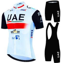 UAE Cycling Uniform Shorts Men Bicycle Clothes Man Summer Sports Set Mens Pants Gel Bib Sportswear Suit Jersey Mtb Tricuta 240416