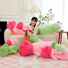 Creative vegetable strip pillow, you are my vegetable cute plush toy, children's doll, sleeping on the bed, leg clamp doll