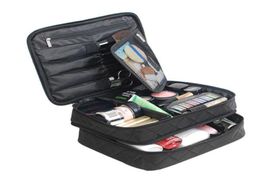 Luxury Women Toiletry Cosmetic Bag Double Waterproof Beautician Make Up Bags Travel Essential Organiser Beauty Case6129538