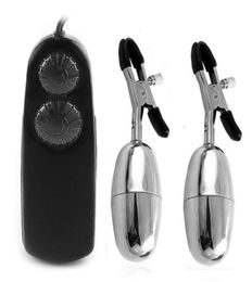 Female Nipple Vibration Massager Sex Toys Breast Stimulation Metal Vibrators Vibration Nipple Folder for Women Adult Products q49747246