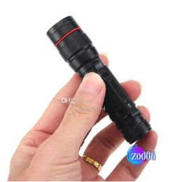 Charging Flashlight Outdoor Strong Tactical Flashlights Torches lip USB Rechargeable Flashlight Torch Lights Portable Telescopic zoom aluminium alloy Lamp 86N9