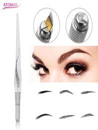 Professional 3d Eyebrow Embroidery Pen Permanent Makeup Manual Pen Tattoo Manual Micro Blading Pen Single Head Permanent Tattoo To6893559