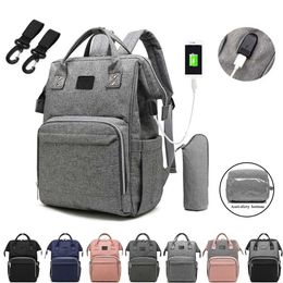 Diaper Bags Nappy backpack bag mummy large capacity bag mother and baby multifunctional waterproof outdoor travel diaper bag baby care d240522