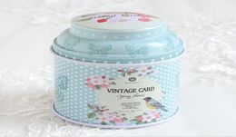 12pcslot Mini Floral Iron Tin Case Sealed Flowering Storage Box Candy Boxes40791096602178