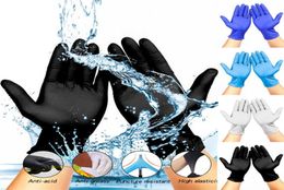 100pcs Disposable Gloves Latex Dishwashing Kitchen Work Garden Gloves Rubber Universal For Left And Right Hand5900170