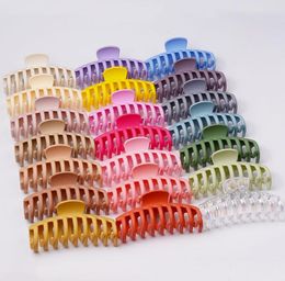 matte simple hair claw clip hold hair woman girl hair accessories girls alligator clamp matte color bath hair claws