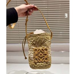 Totes Luxury Womens Handbag Designer Bags Fashion Basket Tote Bag Loe Woven Cross Body Open Beach Ladies Summer Backpacks MM8K