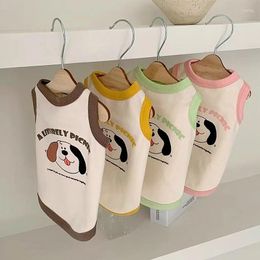 Dog Apparel Pet Summer Cooling Vest Teddy Thin Style Pullover Than Bear Cartoon Clothes Puppy Fashion T-shirt Accessories