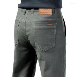 Men's Pants 2024 High Quality Business Casual Men Cotton Work Wear Korean Wide Jogger Khaki Green Brand Outdoors Trousers Male