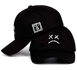 Lil Peep Dad hat Sad Boy Crying Face Baseball Cap Embroidered Cotton hat Outdoor Causal Cap Hip Hop Snapback Hat1960702