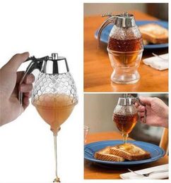wholes Clear Honey Syrup Dispenser Acrylic Kitchen Holder Pot Container Cooking tool dessert tool3900809