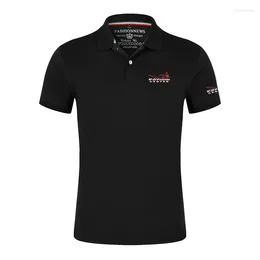 Men's Polos 2024 Motorcycle Vstrom 650 V Strom Embroidery 35% Cotton Polo Shirts Men Casual Solid Colour Slim Fit Summer Fashion Brand Tops